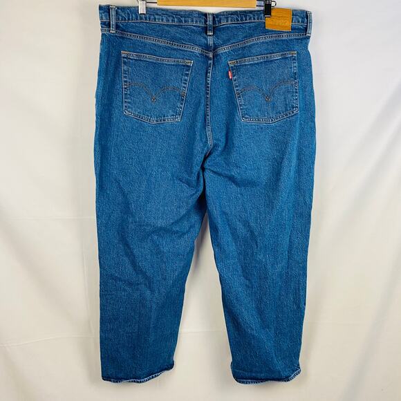 Levi's Ribcage Straight Button Fly Super‎ High Rise Jeans Size 22W - Picture 4 of 9